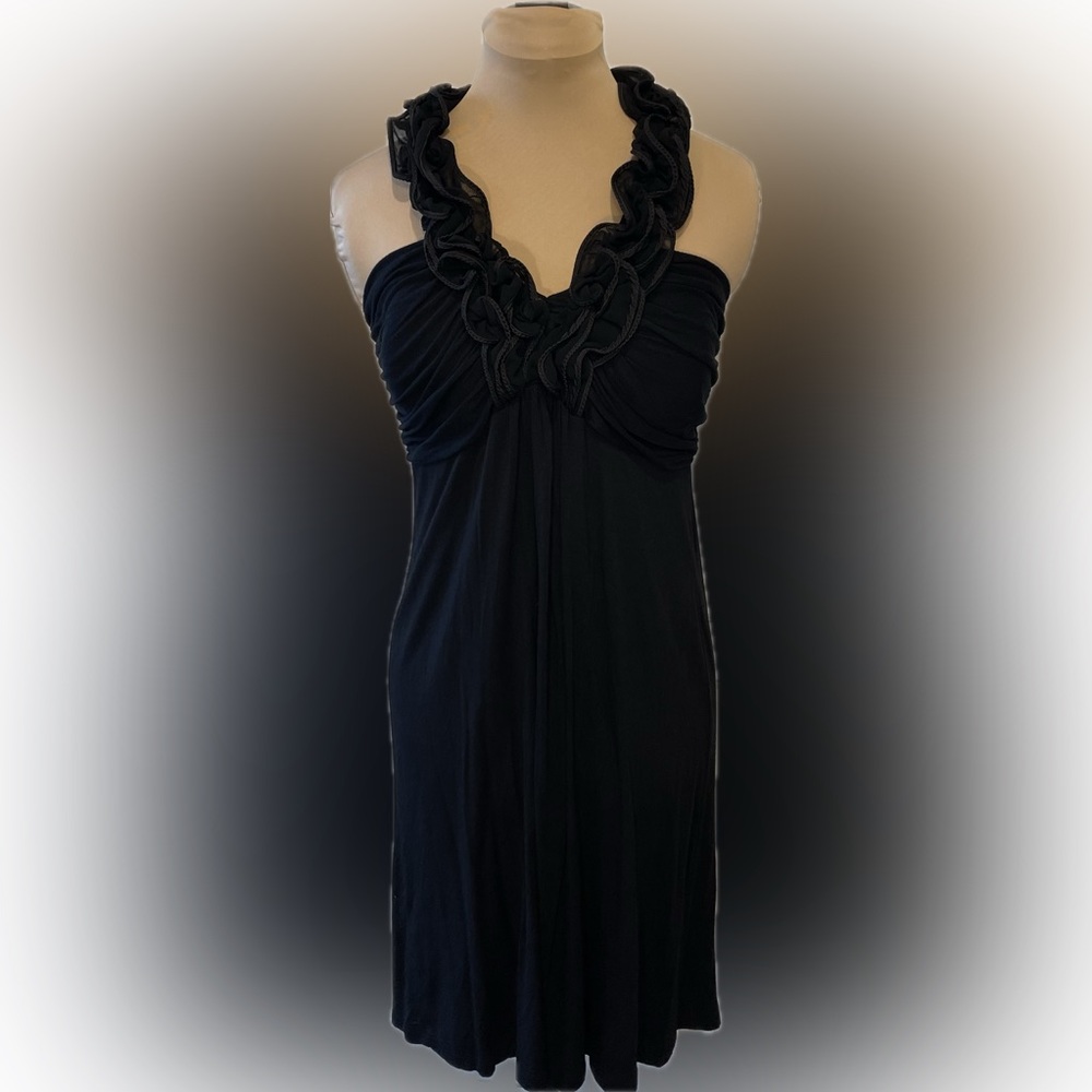 GUC Dating Clothing Ruffle Halter Dress
